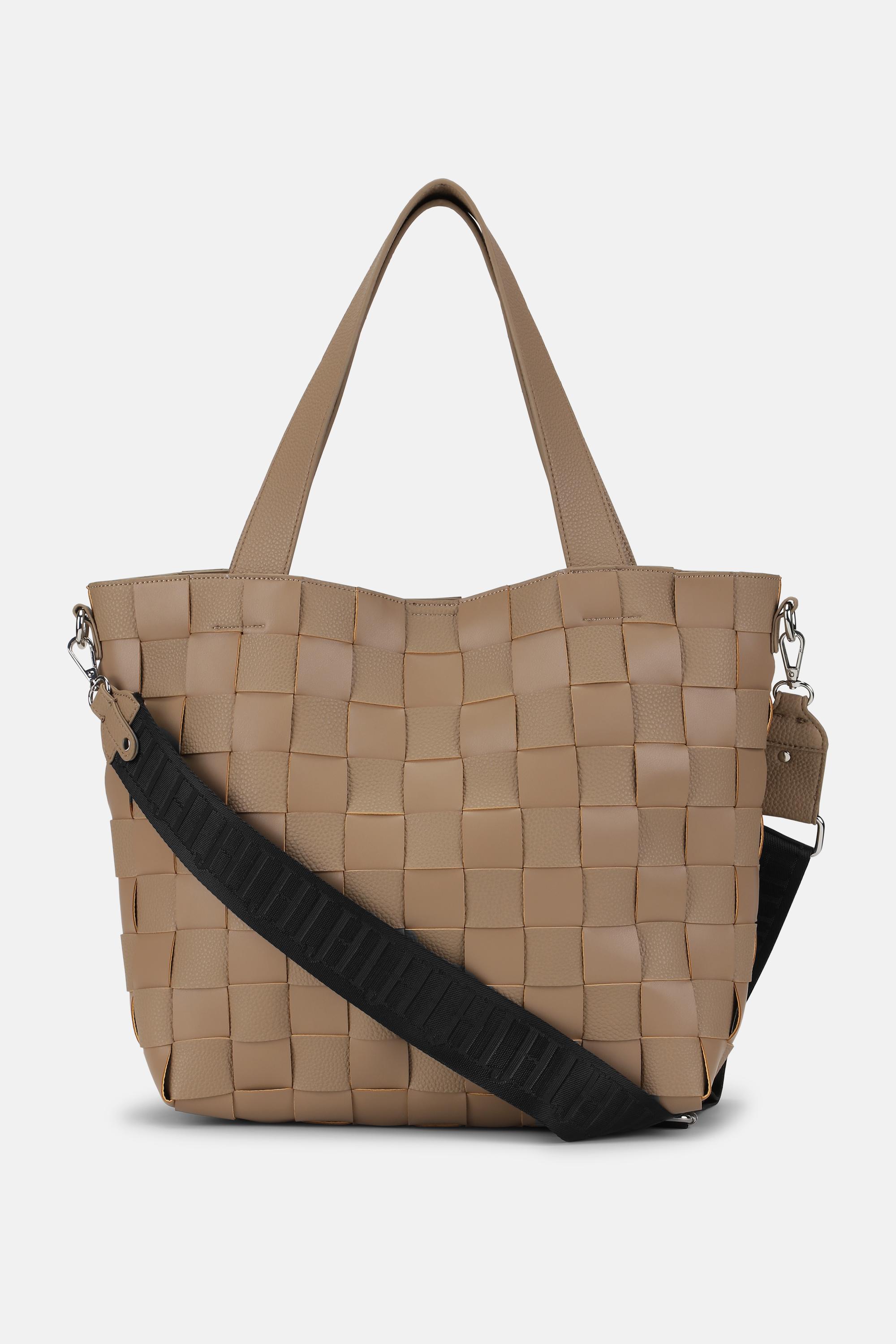 Crossbody Shopper Tasche - Greige